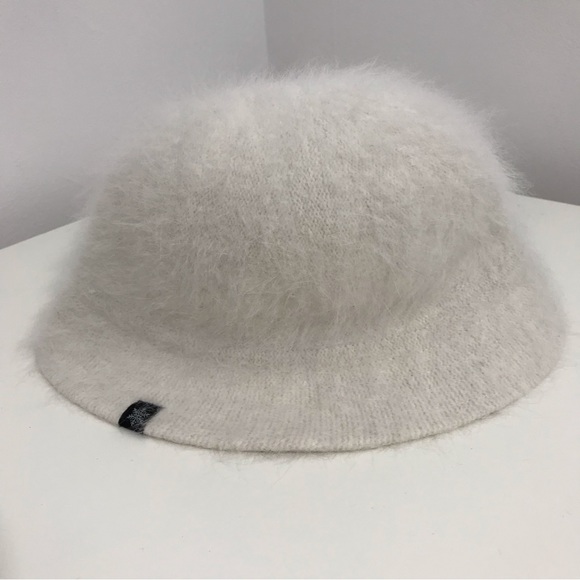 Brody Angora Wool White Hat - Picture 1 of 6